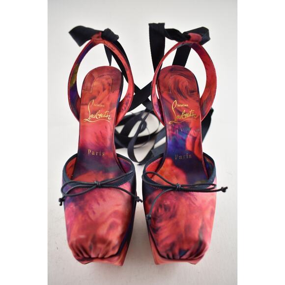 Christian Louboutin Cassia Lace Up Alta 160 Platform Ballet Sandal Heel Pump 36 - Picture 8 of 16